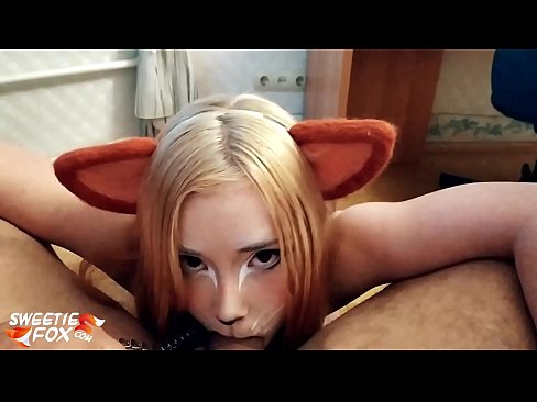 ❤️ Kitsune اس کے منہ میں ڈک اور سہ نگل ❤️  مقعد ویڈیو پر ur.hentaibar.ru ﹏